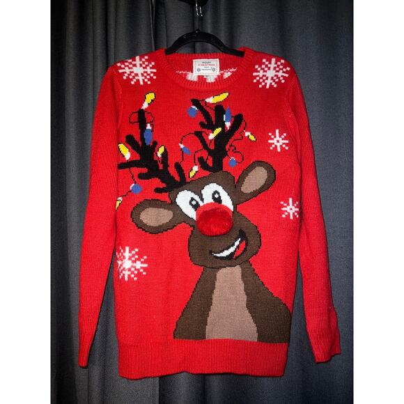 Ugly Christmas Sweater Sweaters - Ugly Christmas Sweater Xmas Size Small